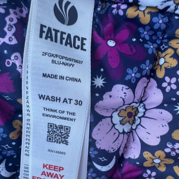 FatFace Young Crew puffer winter coat fur hood lining IS removable. - Picture 3 of 6